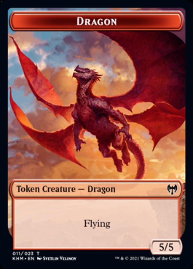 Dragon Token [Kaldheim Tokens] | Jomio and Rueliete's Cards and Comics