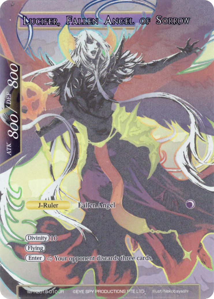 Lucifer // Lucifer, Fallen Angel of Sorrow (WPR2018-010/JR) [Promo Cards] | Jomio and Rueliete's Cards and Comics