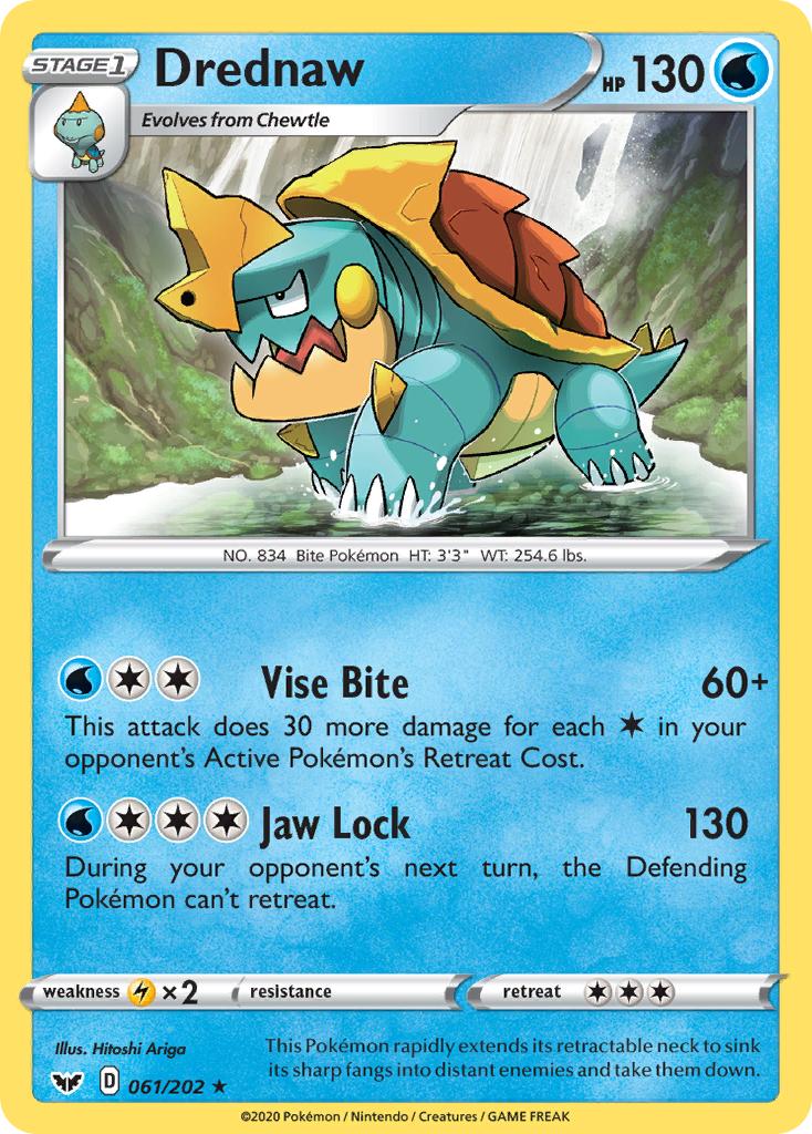 Drednaw (061/202) [Sword & Shield: Base Set] | Jomio and Rueliete's Cards and Comics