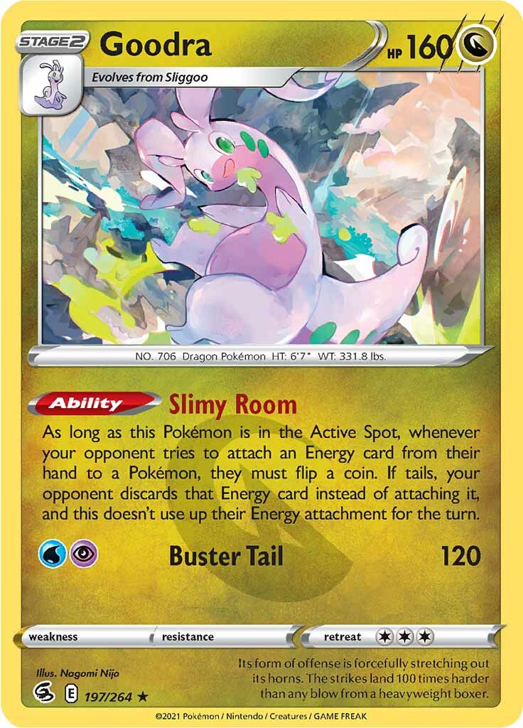 Goodra (197/264) [Sword & Shield: Fusion Strike] | Jomio and Rueliete's Cards and Comics