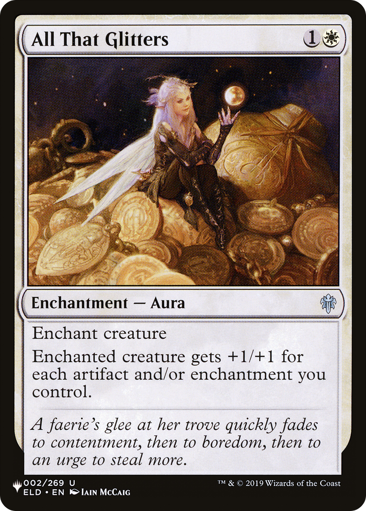 All That Glitters [The List] | Jomio and Rueliete's Cards and Comics