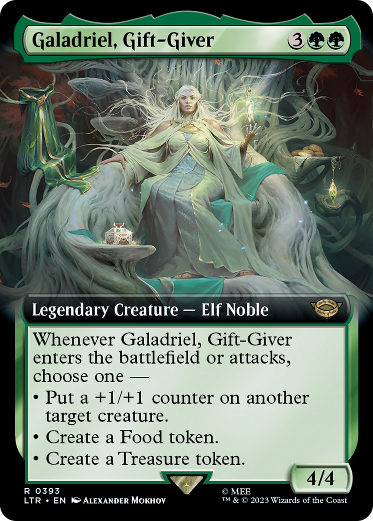 Galadriel, Gift-Giver (Extended Art) [The Lord of the Rings: Tales of Middle-Earth] | Jomio and Rueliete's Cards and Comics