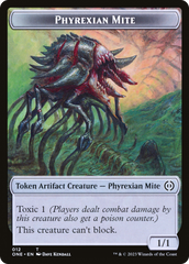 Phyrexian Mite Token (12) [Phyrexia: All Will Be One Tokens] | Jomio and Rueliete's Cards and Comics