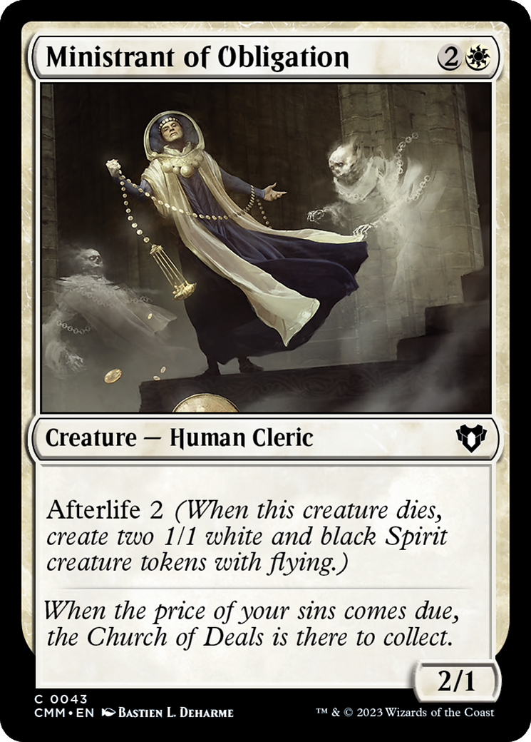 Ministrant of Obligation [Commander Masters] | Jomio and Rueliete's Cards and Comics