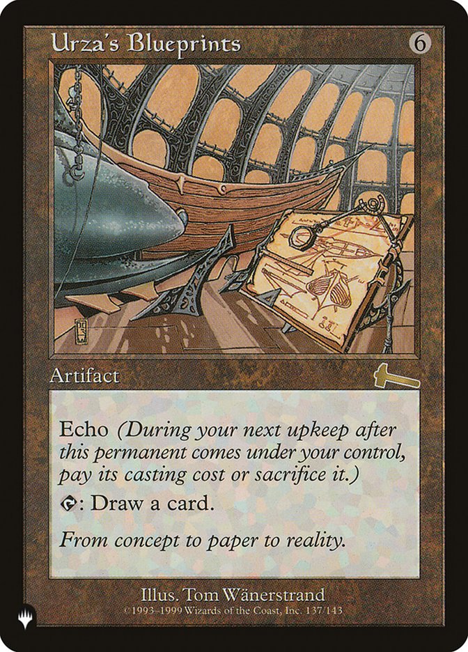 Urza's Blueprints [The List] | Jomio and Rueliete's Cards and Comics