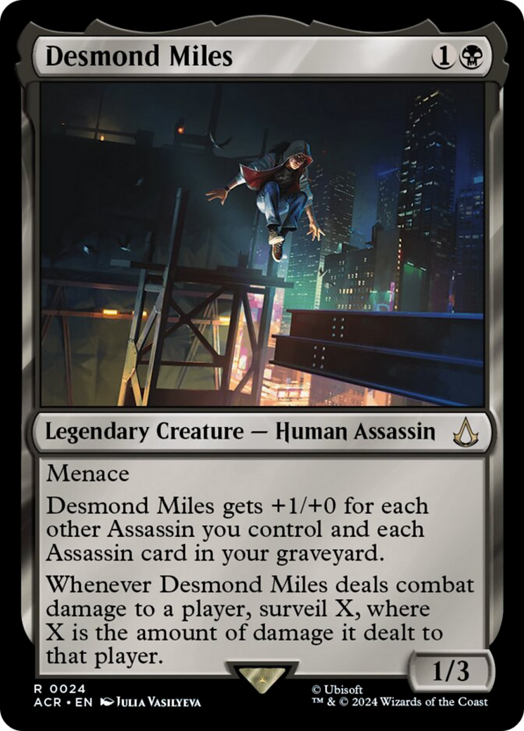 Desmond Miles [Assassin's Creed] | Jomio and Rueliete's Cards and Comics