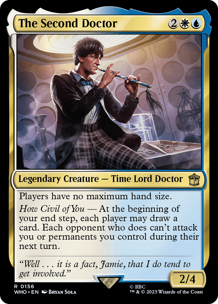 The Second Doctor [Doctor Who] | Jomio and Rueliete's Cards and Comics