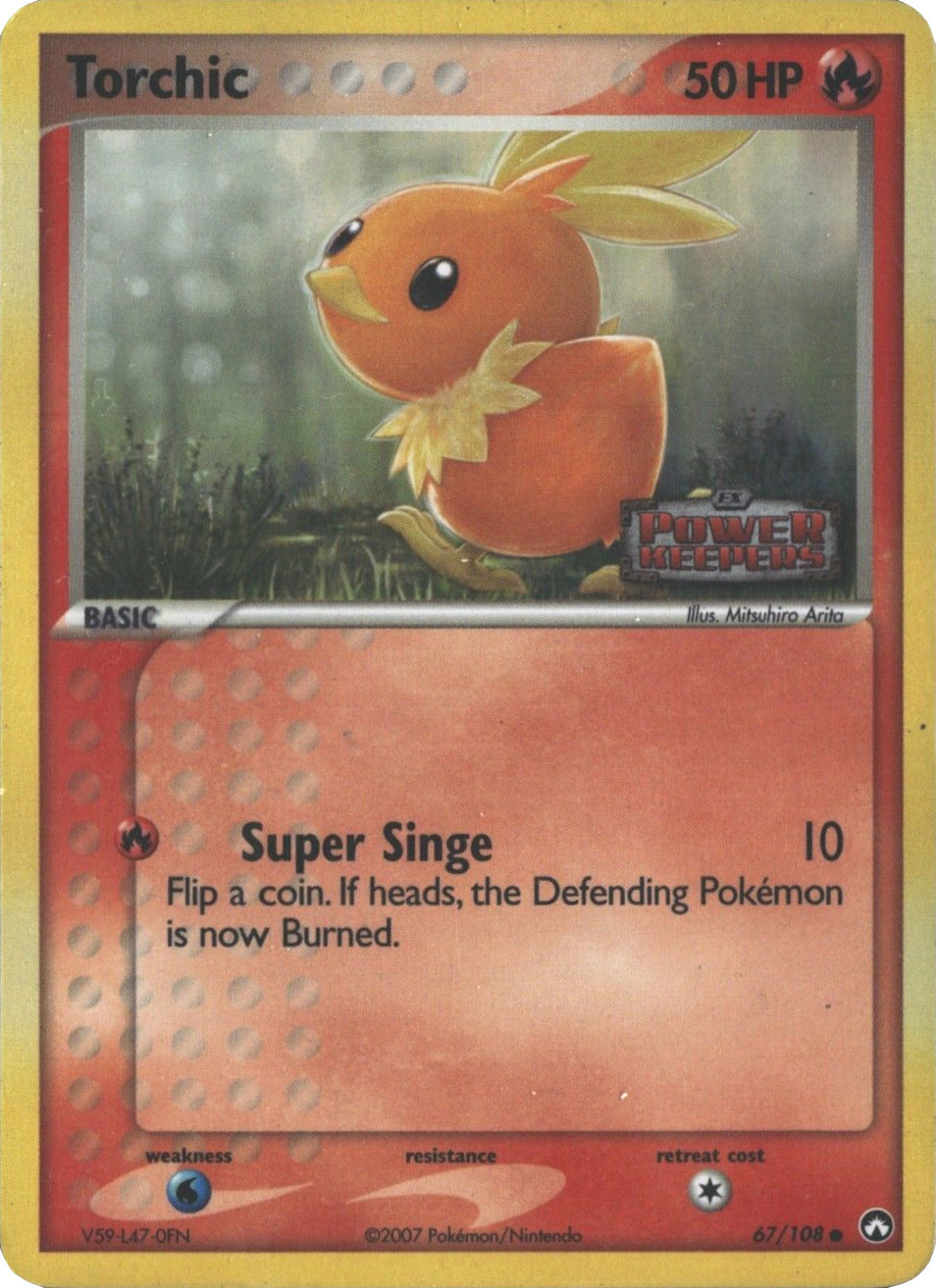 Torchic (67/108) (Stamped) [EX: Power Keepers] | Jomio and Rueliete's Cards and Comics