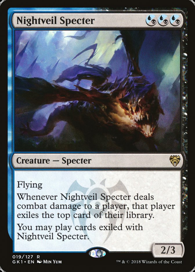 Nightveil Specter [Guilds of Ravnica Guild Kit] | Jomio and Rueliete's Cards and Comics