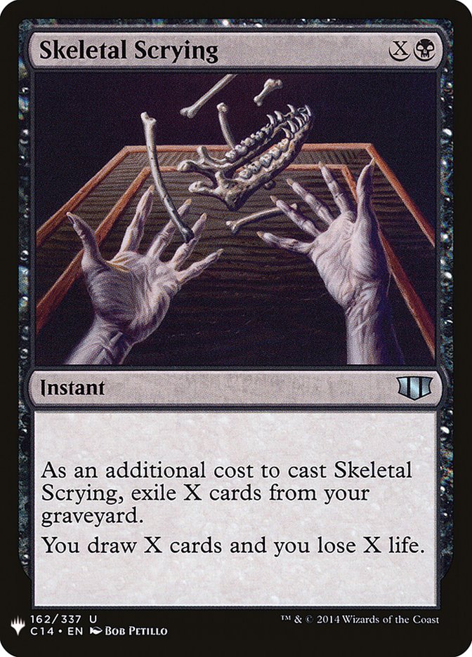 Skeletal Scrying [Mystery Booster] | Jomio and Rueliete's Cards and Comics