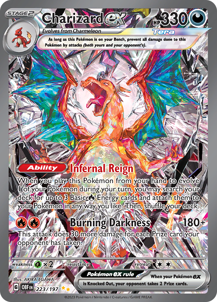 Charizard ex (223/197) [Scarlet & Violet: Obsidian Flames] | Jomio and Rueliete's Cards and Comics