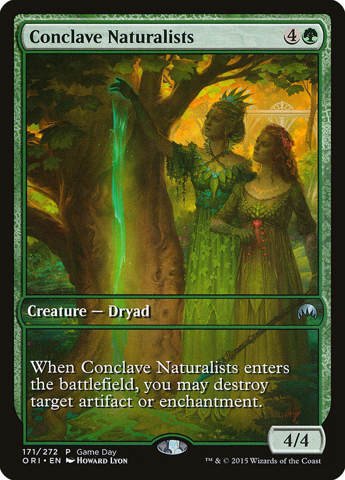 Conclave Naturalists (Game Day) [Magic Origins Promos] | Jomio and Rueliete's Cards and Comics