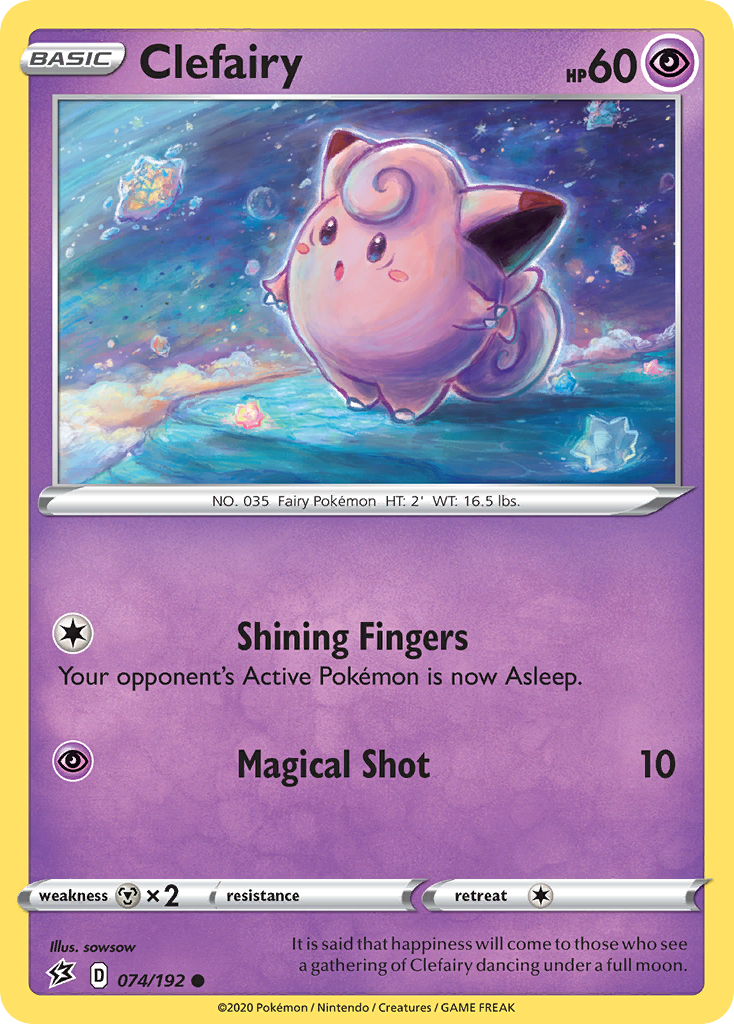 Clefairy (074/192) [Sword & Shield: Rebel Clash] | Jomio and Rueliete's Cards and Comics