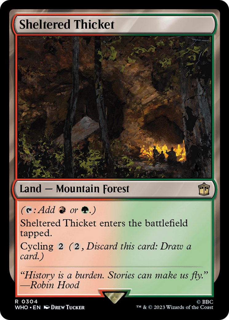 Sheltered Thicket [Doctor Who] | Jomio and Rueliete's Cards and Comics