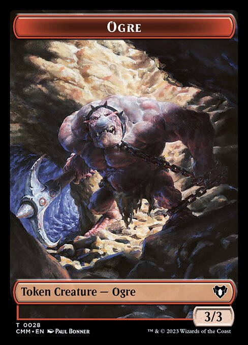 Servo // Ogre Double-Sided Token [Commander Masters Tokens] | Jomio and Rueliete's Cards and Comics