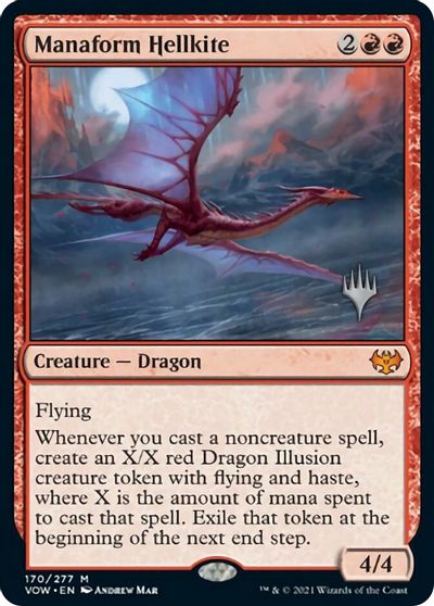 Manaform Hellkite (Promo Pack) [Innistrad: Crimson Vow Promos] | Jomio and Rueliete's Cards and Comics