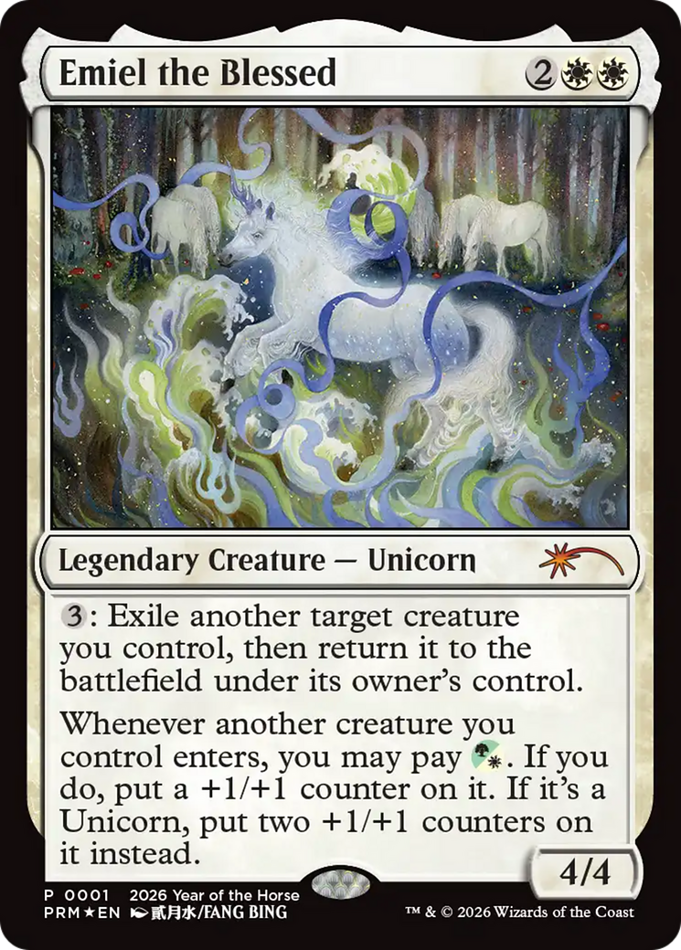 Emiel the Blessed (Year of the Horse 2026) [Standard Showdown Promos] | Jomio and Rueliete's Cards and Comics