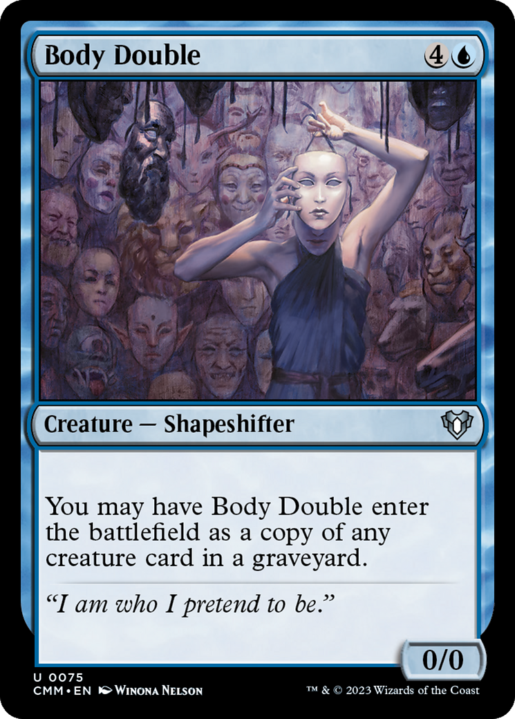 Body Double [Commander Masters] | Jomio and Rueliete's Cards and Comics