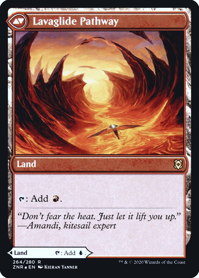 Riverglide Pathway // Lavaglide Pathway [Zendikar Rising Prerelease Promos] | Jomio and Rueliete's Cards and Comics