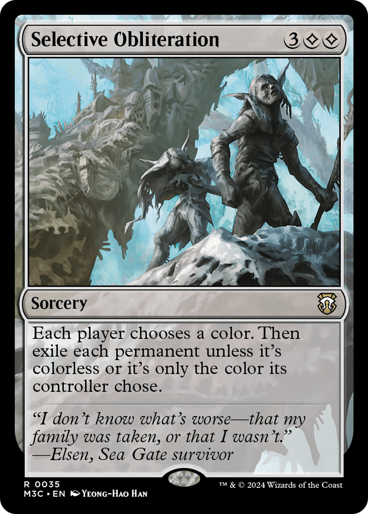 Selective Obliteration (Ripple Foil) [Modern Horizons 3 Commander] | Jomio and Rueliete's Cards and Comics