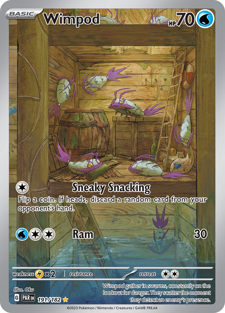 Wimpod (191/182) [Scarlet & Violet: Paradox Rift] | Jomio and Rueliete's Cards and Comics
