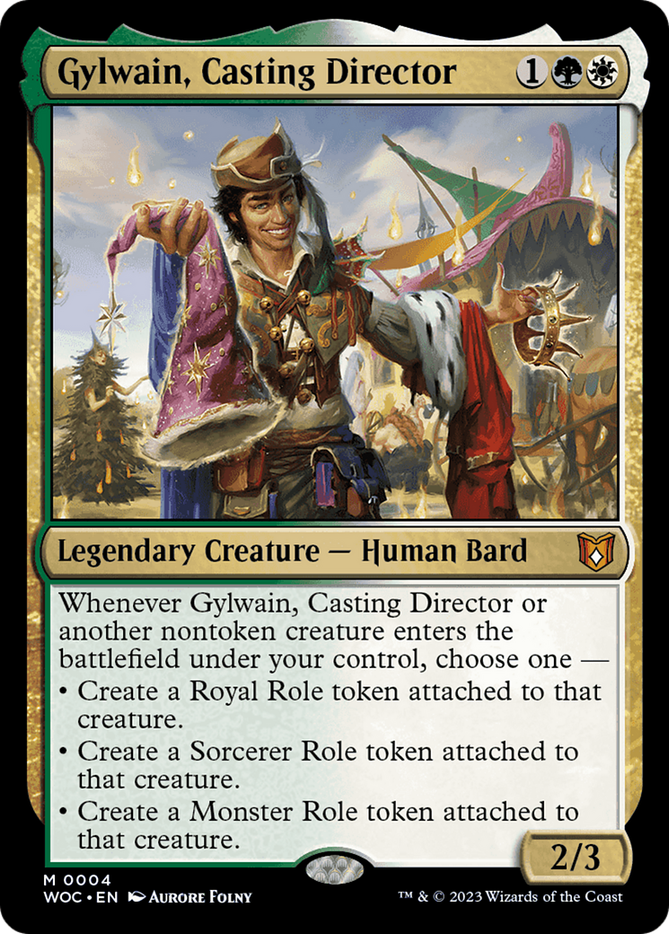 Gylwain, Casting Director [Wilds of Eldraine Commander] | Jomio and Rueliete's Cards and Comics