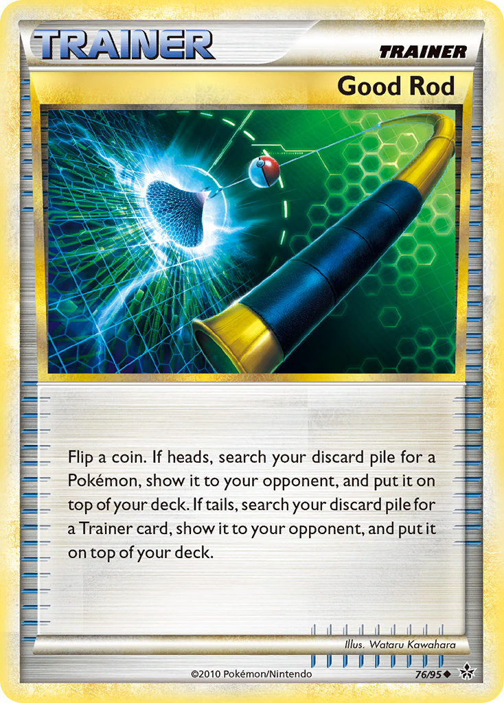 Good Rod (76/95) [HeartGold & SoulSilver: Unleashed] | Jomio and Rueliete's Cards and Comics