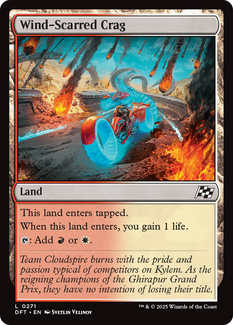Wind-Scarred Crag [Aetherdrift] | Jomio and Rueliete's Cards and Comics