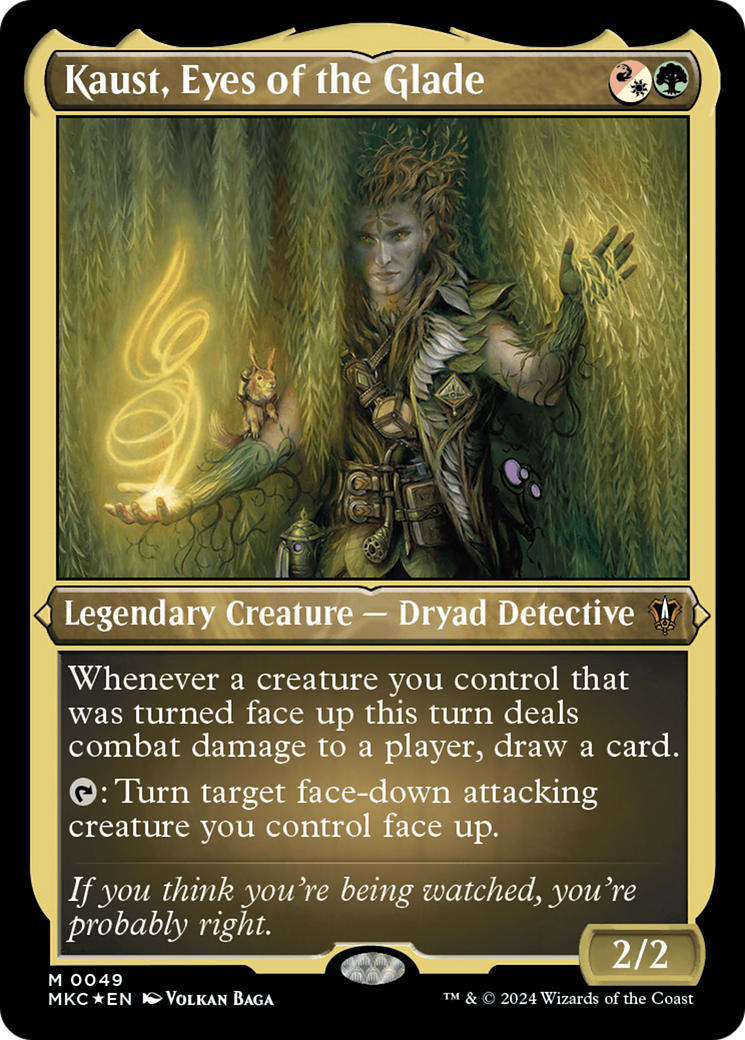 Kaust, Eyes of the Glade (Display Commander) [Murders at Karlov Manor Commander] | Jomio and Rueliete's Cards and Comics