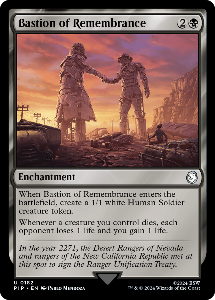 Bastion of Remembrance [Fallout] | Jomio and Rueliete's Cards and Comics