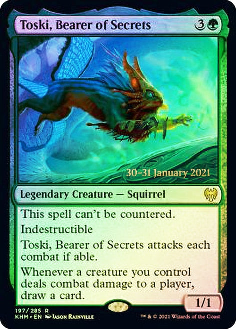 Toski, Bearer of Secrets [Kaldheim Prerelease Promos] | Jomio and Rueliete's Cards and Comics