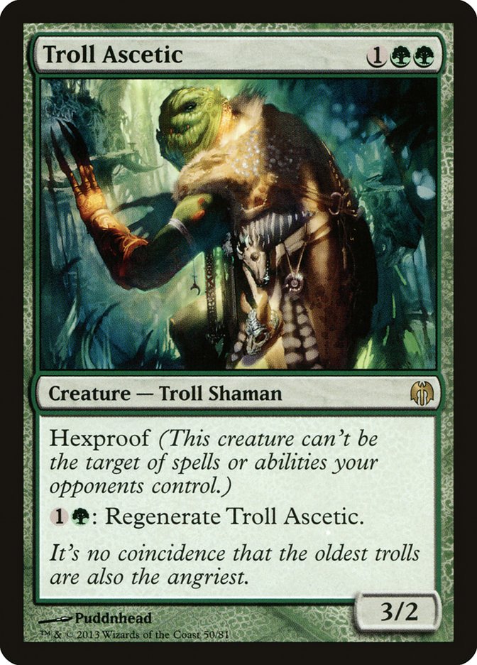 Troll Ascetic [Duel Decks: Heroes vs. Monsters] | Jomio and Rueliete's Cards and Comics