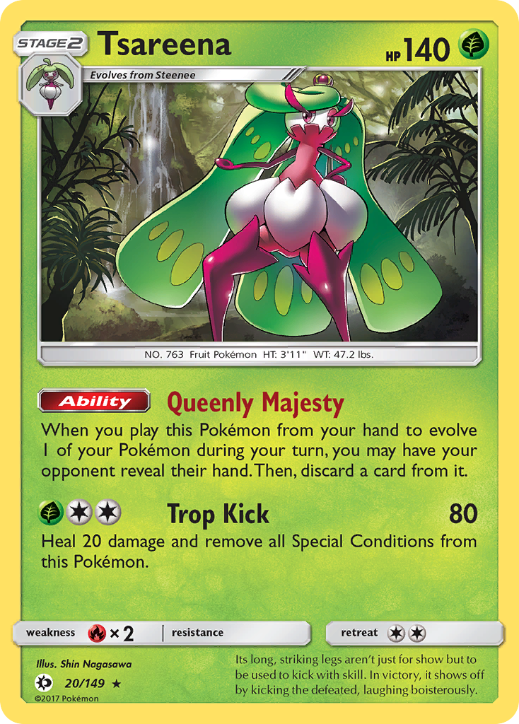 Tsareena (20/149) [Sun & Moon: Base Set] | Jomio and Rueliete's Cards and Comics