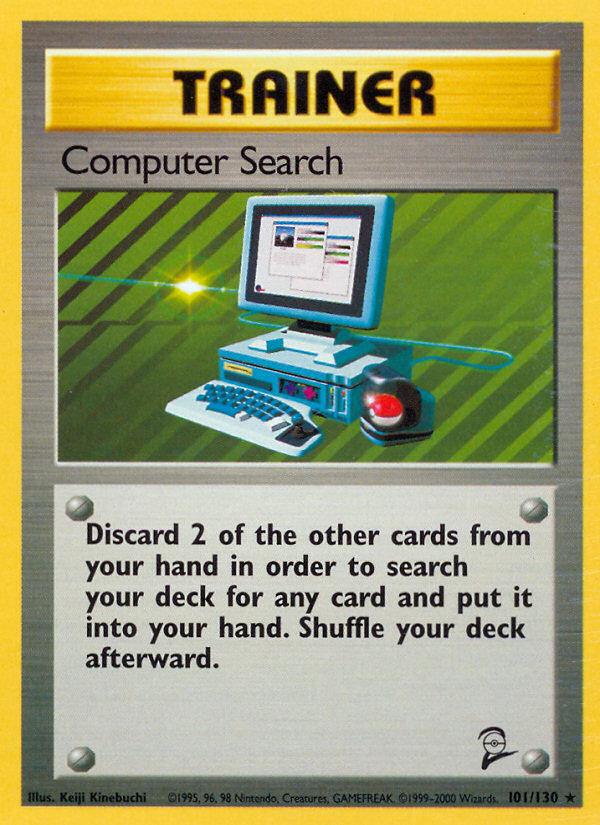 Computer Search (101/130) [Base Set 2] | Jomio and Rueliete's Cards and Comics