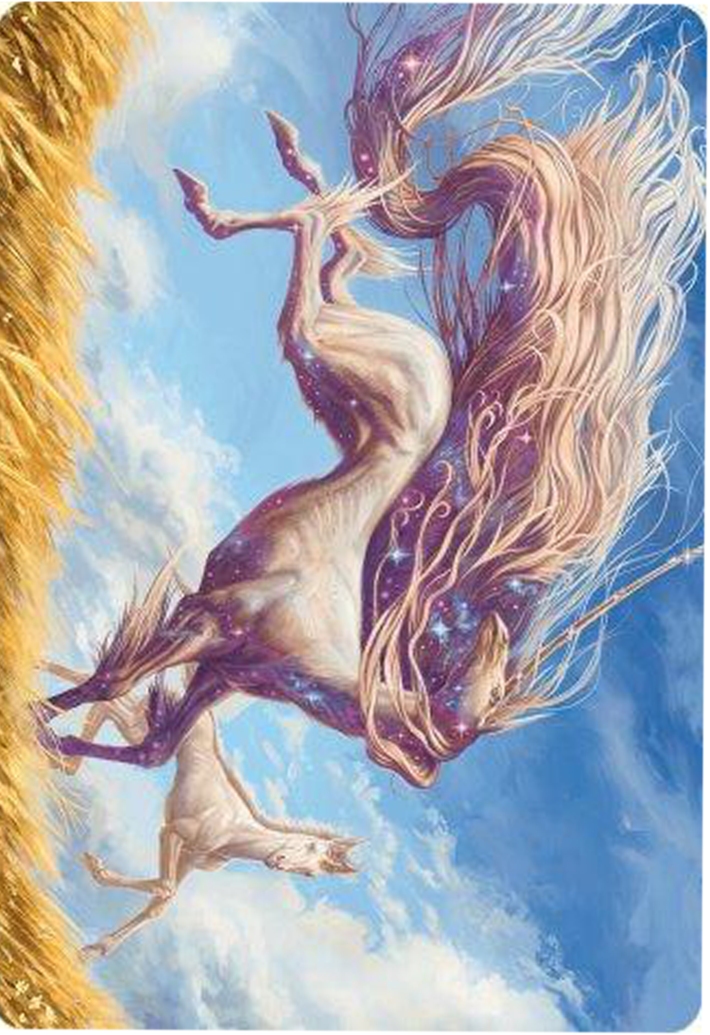 Nyxborn Unicorn Art Card [Modern Horizons 3 Art Series] | Jomio and Rueliete's Cards and Comics