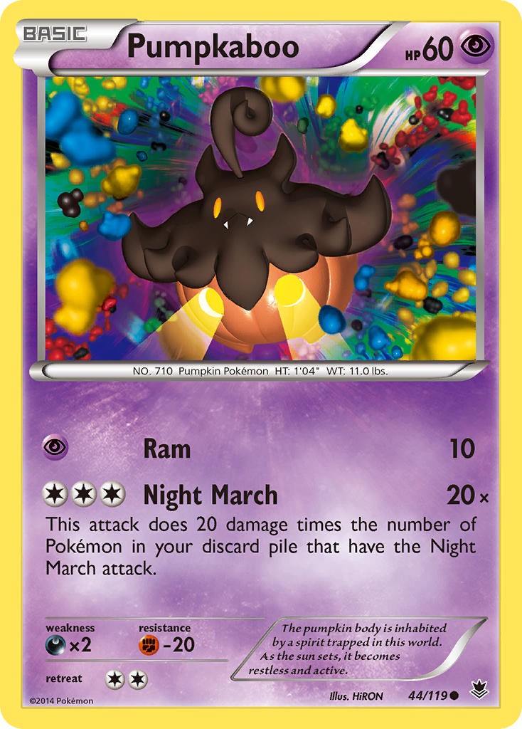 Pumpkaboo (44/119) [XY: Phantom Forces] | Jomio and Rueliete's Cards and Comics