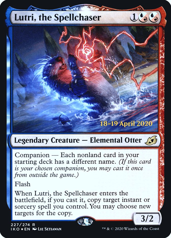 Lutri, the Spellchaser [Ikoria: Lair of Behemoths Prerelease Promos] | Jomio and Rueliete's Cards and Comics