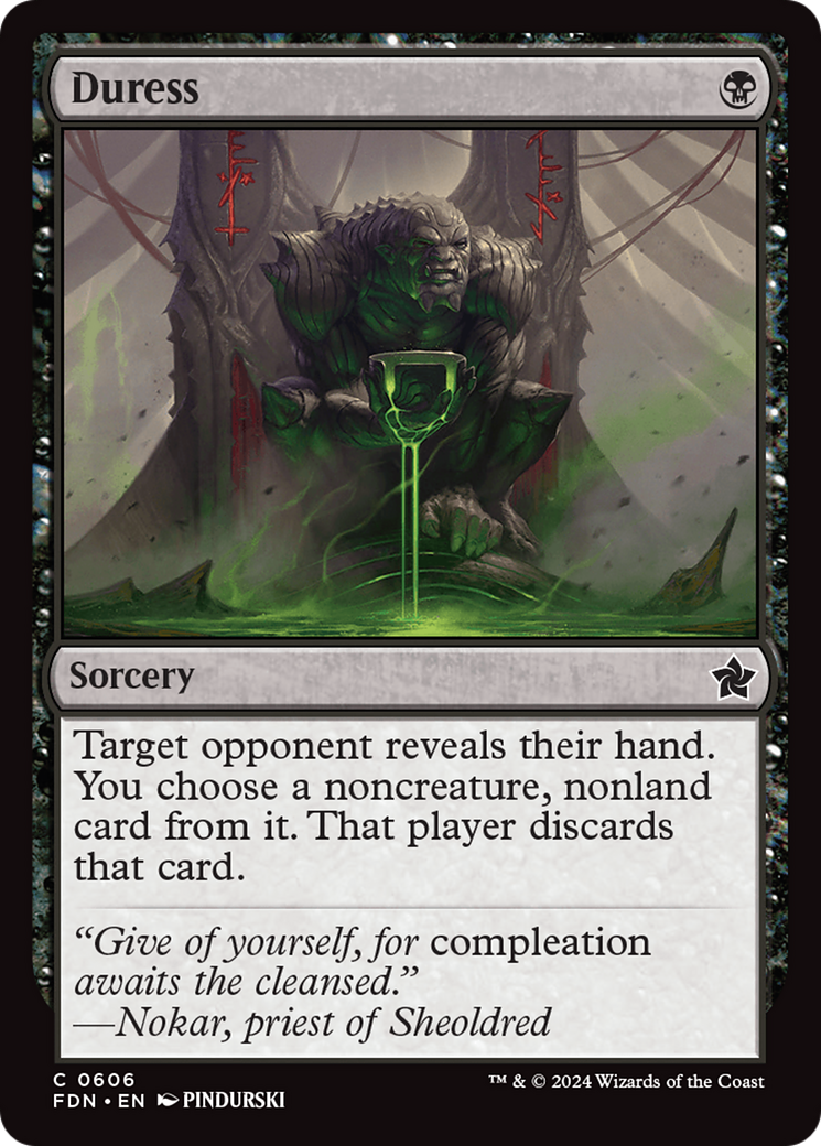 Duress [Foundations] | Jomio and Rueliete's Cards and Comics