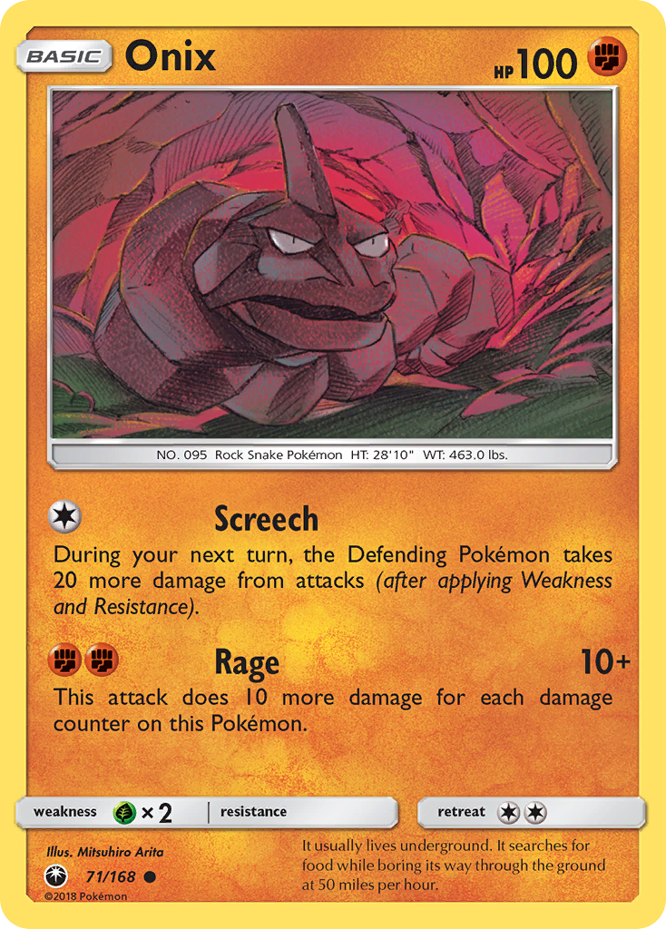 Onix (71/168) [Sun & Moon: Celestial Storm] | Jomio and Rueliete's Cards and Comics