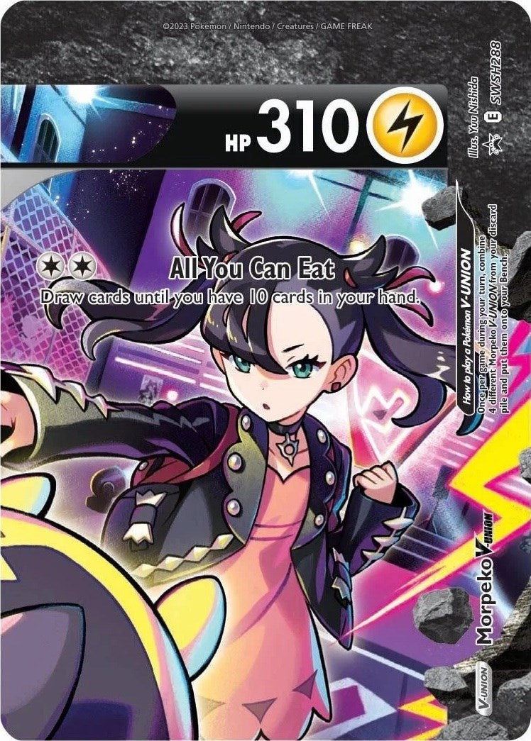Morpeko V-Union (SWSH288) [Sword & Shield: Black Star Promos] | Jomio and Rueliete's Cards and Comics