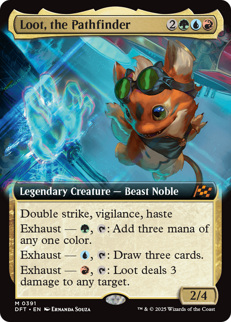 Loot, the Pathfinder (Extended Art) [Aetherdrift] | Jomio and Rueliete's Cards and Comics