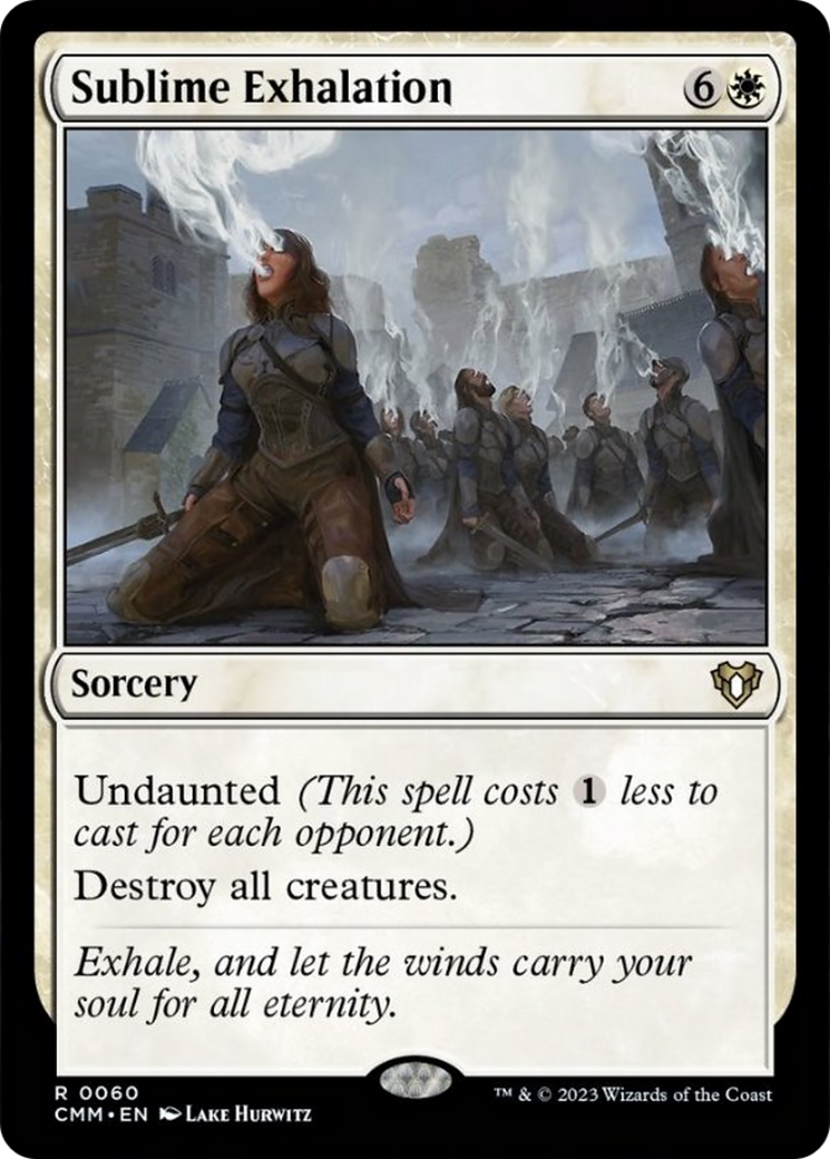Sublime Exhalation [Commander Masters] | Jomio and Rueliete's Cards and Comics