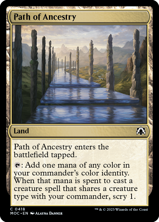 Path of Ancestry [March of the Machine Commander] | Jomio and Rueliete's Cards and Comics
