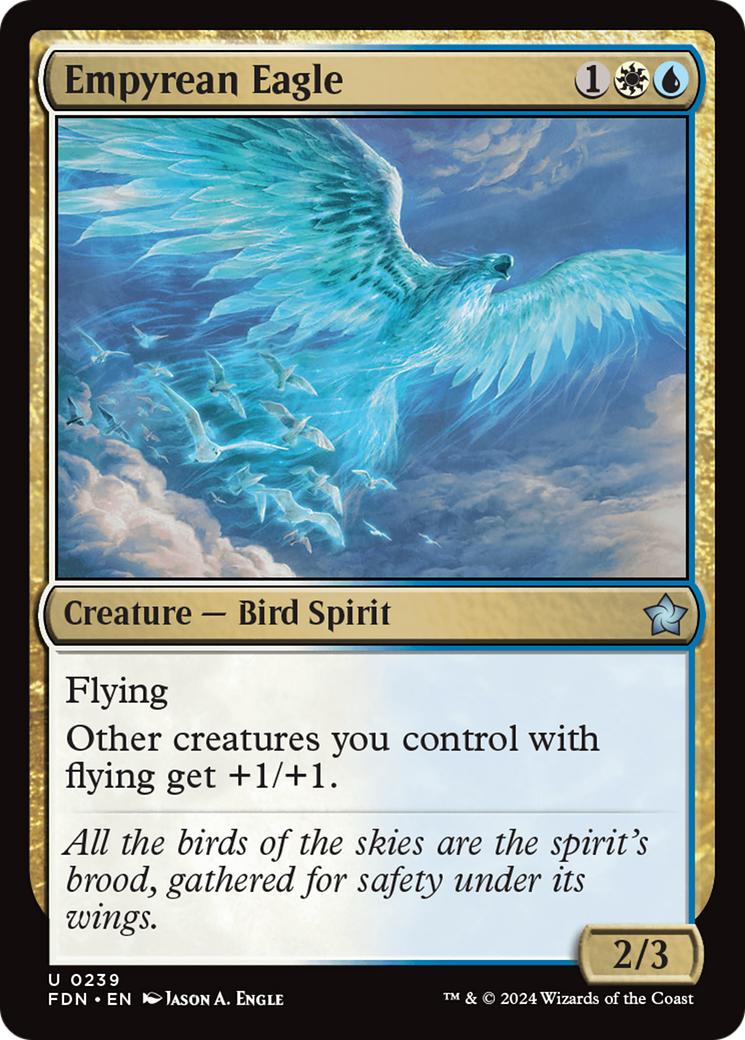 Empyrean Eagle [Foundations] | Jomio and Rueliete's Cards and Comics