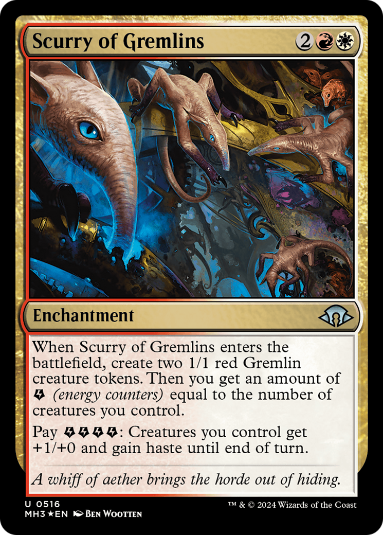 Scurry of Gremlins (Ripple Foil) [Modern Horizons 3] | Jomio and Rueliete's Cards and Comics
