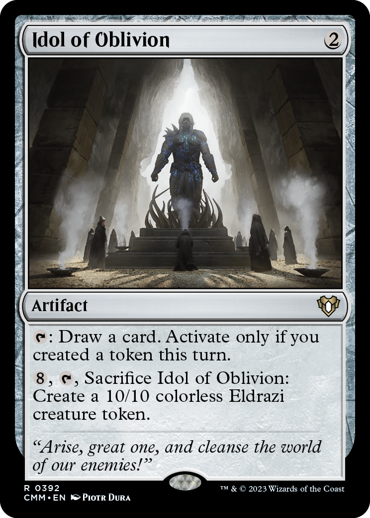 Idol of Oblivion [Commander Masters] | Jomio and Rueliete's Cards and Comics