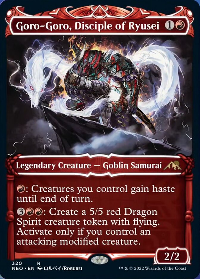 Goro-Goro, Disciple of Ryusei (Showcase Samurai) [Kamigawa: Neon Dynasty] | Jomio and Rueliete's Cards and Comics