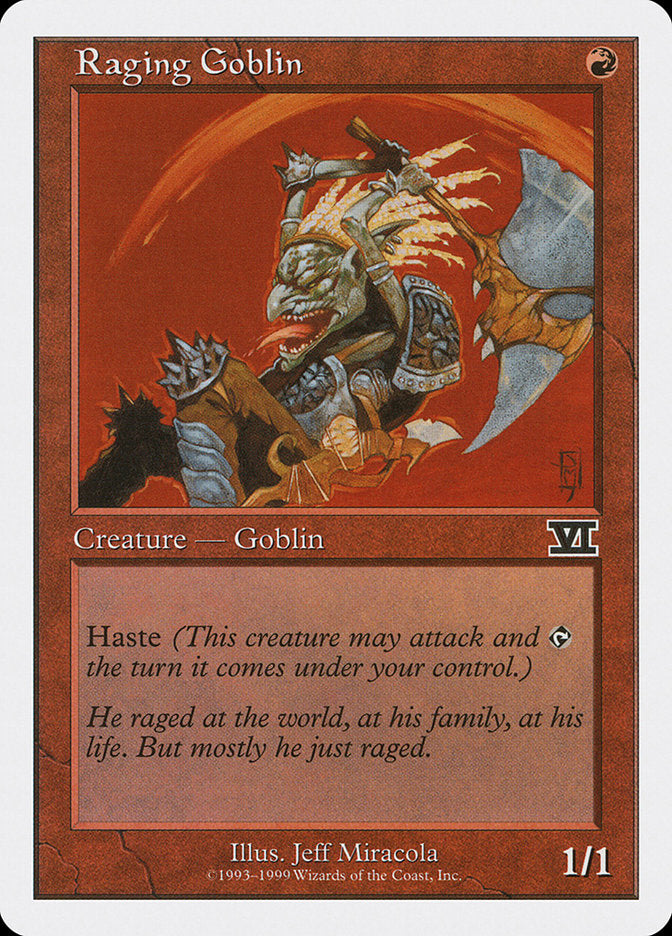 Raging Goblin [Battle Royale] | Jomio and Rueliete's Cards and Comics