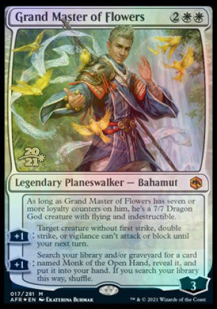 Grand Master of Flowers [Dungeons & Dragons: Adventures in the Forgotten Realms Prerelease Promos] | Jomio and Rueliete's Cards and Comics
