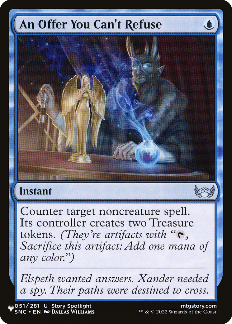 An Offer You Can't Refuse [The List] | Jomio and Rueliete's Cards and Comics